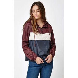 Colorblock windbreaker jacket